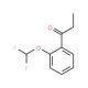 1-[2-(difluoromethoxy)phenyl]propan-1-one - chemical structure image