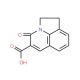 1,2-Dihydro-4-oxo-pyrrolo[3,2,1-ij]-quinoline-5-carboxylic acid (CAS 386715-43-1) - chemical structure image