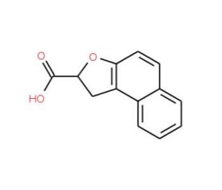 1,2-Dihydronaphtho[2,1-b]furan-2-carboxylic acid (CAS 24758-31-4) - chemical structure image