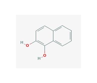 1,2-Dihydroxynaphthalene (CAS 574-00-5) - chemical structure image