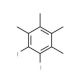 1,2-Diiodo-3,4,5,6-tetramethylbenzene (CAS 5503-82-2) - chemical structure image