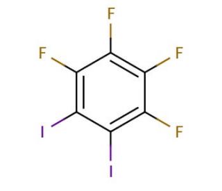 1,2-Diiodotetrafluorobenzene (CAS 2708-97-6) - chemical structure image