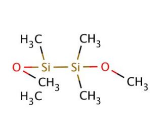 1,2-Dimethoxy-1,1,2,2-tetramethyldisilane (CAS 10124-62-6) - chemical structure image