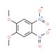 1,2-Dimethoxy-4,5-dinitrobenzene (CAS 3395-03-7) - chemical structure image