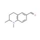 1,2-Dimethyl-1,2,3,4-tetrahydro-quinoline-6-carbaldehyde - chemical structure image