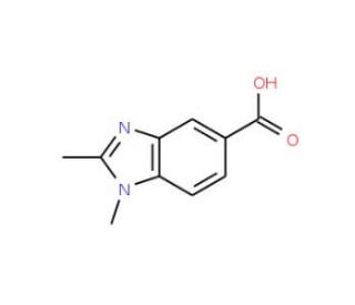 1,2-Dimethyl-1H-benzoimidazole-5-carboxylic acid - chemical structure image