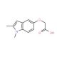 (1,2-Dimethyl-1H-indol-5-yloxy)-acetic acid - chemical structure image