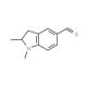 1,2-Dimethyl-2,3-dihydro-1H-indole-5-carbaldehyde - chemical structure image