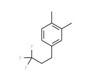 1,2-Dimethyl-4-(3,3,3-trifluoropropyl)benzene - chemical structure image