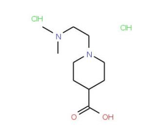 1-(2-Dimethylamino-ethyl)-piperidine-4-carboxylic acid dihydrochloride - chemical structure image