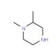 1,2-Dimethylpiperazine (CAS 25057-77-6) - chemical structure image