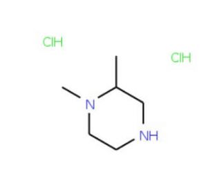 1,2-Dimethylpiperazine dihydrochloride - chemical structure image