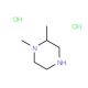 1,2-Dimethylpiperazine dihydrochloride - chemical structure image