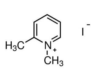 1,2-Dimethylpyridinium iodide (CAS 872-73-1) - chemical structure image
