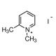 1,2-Dimethylpyridinium iodide (CAS 872-73-1) - chemical structure image