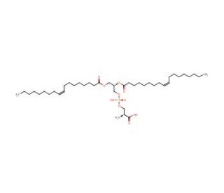 1,2-Dioleoyl-sn-glycero-3-phospho-L-serine sodium salt (CAS 90693-88-2) - chemical structure image