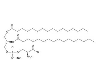 1,2-Dipalmitoyl-sn-glycero-3-PS sodium salt (CAS 145849-32-7) - chemical structure image