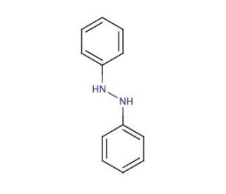 1,2-Diphenylhydrazine (CAS 122-66-7) - chemical structure image