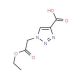 1-(2-Ethoxy-2-oxoethyl)-1H-1,2,3-triazole-4-carboxylic acid - chemical structure image
