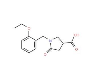 1-(2-Ethoxy-benzyl)-5-oxo-pyrrolidine-3-carboxylic acid - chemical structure image