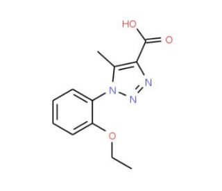 1-(2-Ethoxy-phenyl)-5-methyl-1H-[1,2,3]triazole-4-carboxylic acid - chemical structure image