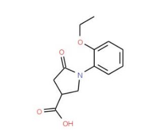 1-(2-Ethoxy-phenyl)-5-oxo-pyrrolidine-3-carboxylic acid - chemical structure image