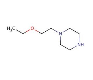 1-(2-Ethoxyethyl)piperazine (CAS 13484-38-3) - chemical structure image