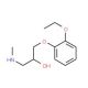1-(2-Ethoxyphenoxy)-3-methylamino-propan-2-ol - chemical structure image