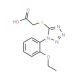 {[1-(2-ethoxyphenyl)-1H-tetrazol-5-yl]thio}acetic acid - chemical structure image