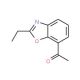 1-(2-Ethyl-1,3-benzoxazol-7-yl)-1-ethanone - chemical structure image