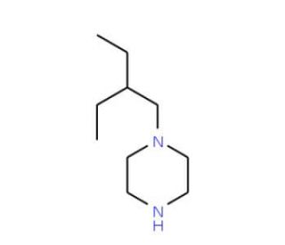 1-(2-Ethylbutyl)piperazine (CAS 57184-38-0) - chemical structure image