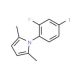 1-(2-Fluoro-4-iodophenyl)-2,5-dimethyl-1H-pyrrole (CAS 217314-30-2) - chemical structure image
