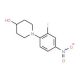 1-(2-Fluoro-4-nitrophenyl)piperidin-4-ol - chemical structure image
