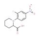 1-(2-Fluoro-4-nitrophenyl)piperidine-2-carboxylic acid - chemical structure image