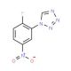 1-(2-fluoro-5-nitrophenyl)-1H-tetrazole - chemical structure image