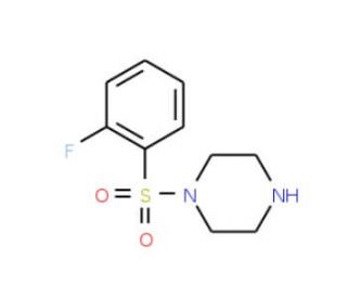 1-(2-Fluoro-benzenesulfonyl)-piperazine - chemical structure image