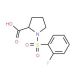 1-(2-Fluoro-benzenesulfonyl)-pyrrolidine-2-carboxylic acid - chemical structure image