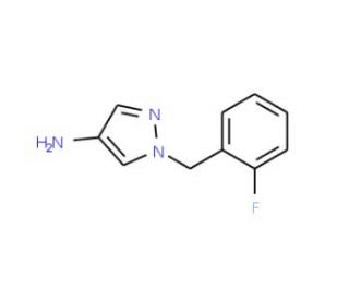 1-(2-Fluoro-benzyl)-1H-pyrazol-4-ylamine (CAS 925634-52-2) - chemical structure image