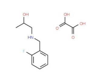 1-(2-Fluoro-benzylamino)-propan-2-oloxalate - chemical structure image