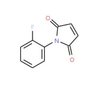 1-(2-Fluoro-phenyl)-pyrrole-2,5-dione (CAS 63566-53-0) - chemical structure image