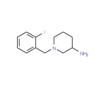 1-(2-Fluorobenzyl)piperidin-3-amine (CAS 883530-84-5) - chemical structure image