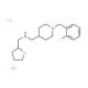 {[1-(2-Fluorobenzyl)piperidin-4-yl]methyl}(tetrahy-drofuran-2-ylmethyl)amine dihydrochloride - chemical structure image