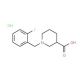 1-(2-Fluorobenzyl)piperidine-3-carboxylic acid hydrochloride - chemical structure image