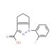 1-(2-fluorophenyl)-1,4,5,6-tetrahydrocyclopenta[c]pyrazole-3-carboxylic acid - chemical structure image