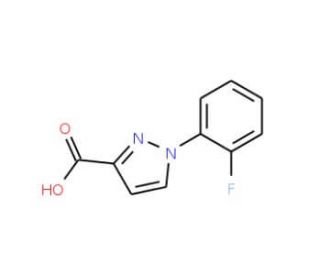 1-(2-fluorophenyl)-1H-pyrazole-3-carboxylic acid - chemical structure image