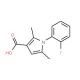 1-(2-fluorophenyl)-2,5-dimethyl-1H-pyrrole-3-carboxylic acid - chemical structure image