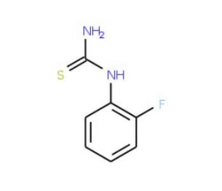 1-(2-Fluorophenyl)-2-thiourea (CAS 656-32-6) - chemical structure image