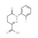 1-(2-fluorophenyl)-6-oxo-1,4,5,6-tetrahydropyridazine-3-carboxylic acid - chemical structure image