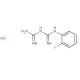 1-(2-Fluorophenyl)biguanide hydrochloride (CAS 66088-51-5) - chemical structure image