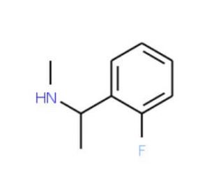 [1-(2-fluorophenyl)ethyl](methyl)amine (CAS 224185-19-7) - chemical structure image